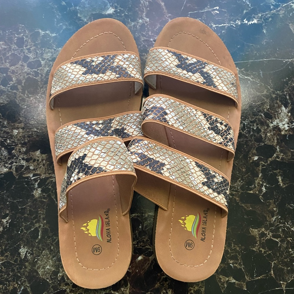 Snakeskin Sandals